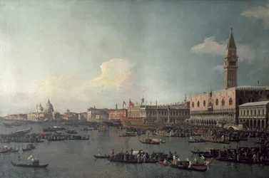 Das Becken von San Marco am Himmelfahrtstag, ca. 1740